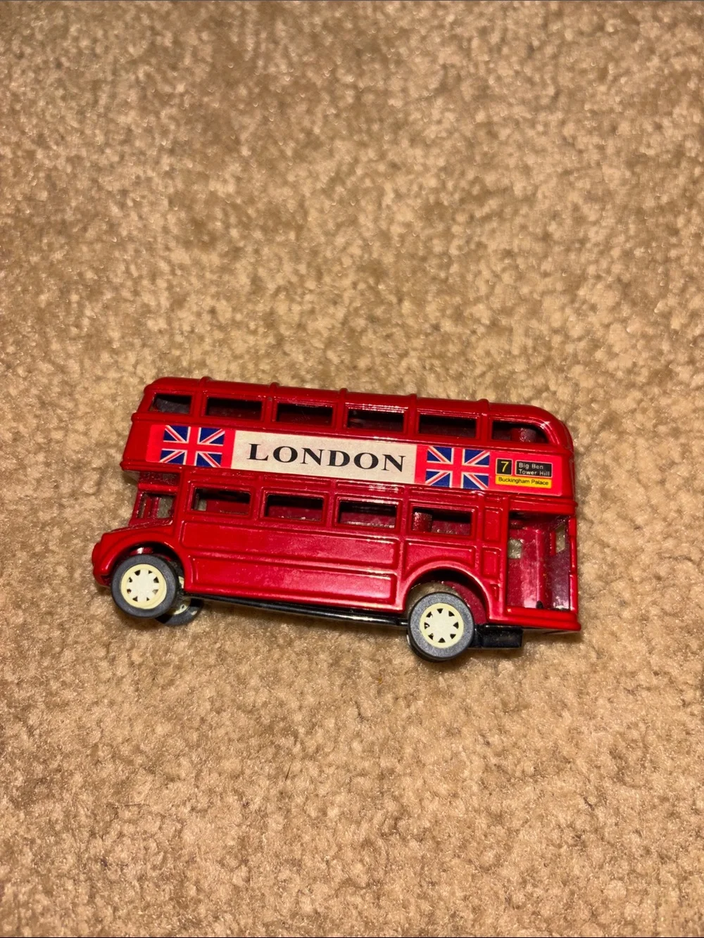 London Double-Decker Toy Bus - Red Kids Vehicle